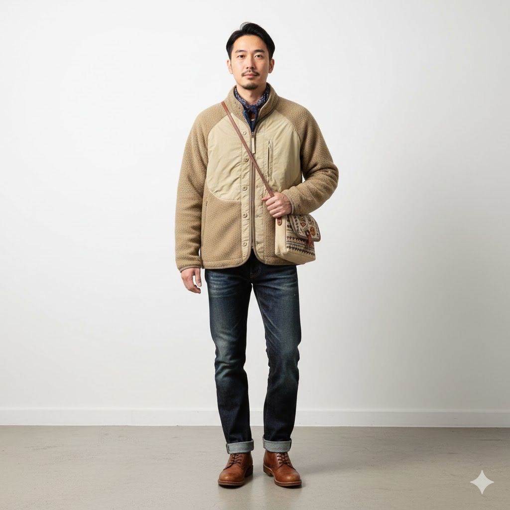 Nothomme visvim alt. Fleece Jacket L (Category: Coats, Jackets and Outerwear) located in Antipolo. Submitted by bentakahitanoano (Listing ID 1409139773, Image 1). Description: Nothomme Fleece Down Jacket Still in good condition with a warm fleece and down blend a boxy silhouette and plenty of room for layering An alternative style option to White Mountaineering, Kapital and Visvim Iris that goes a lot on market lol. Will definitely keep this if n