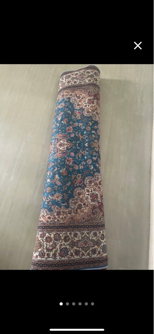 Persian Rug Patters Persian Style Carpet (LIGHTLY USED), Furniture & Home Living, Home ...