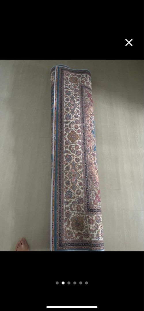 Persian Rug Patters Persian Style Carpet (LIGHTLY USED), Furniture & Home Living, Home ...