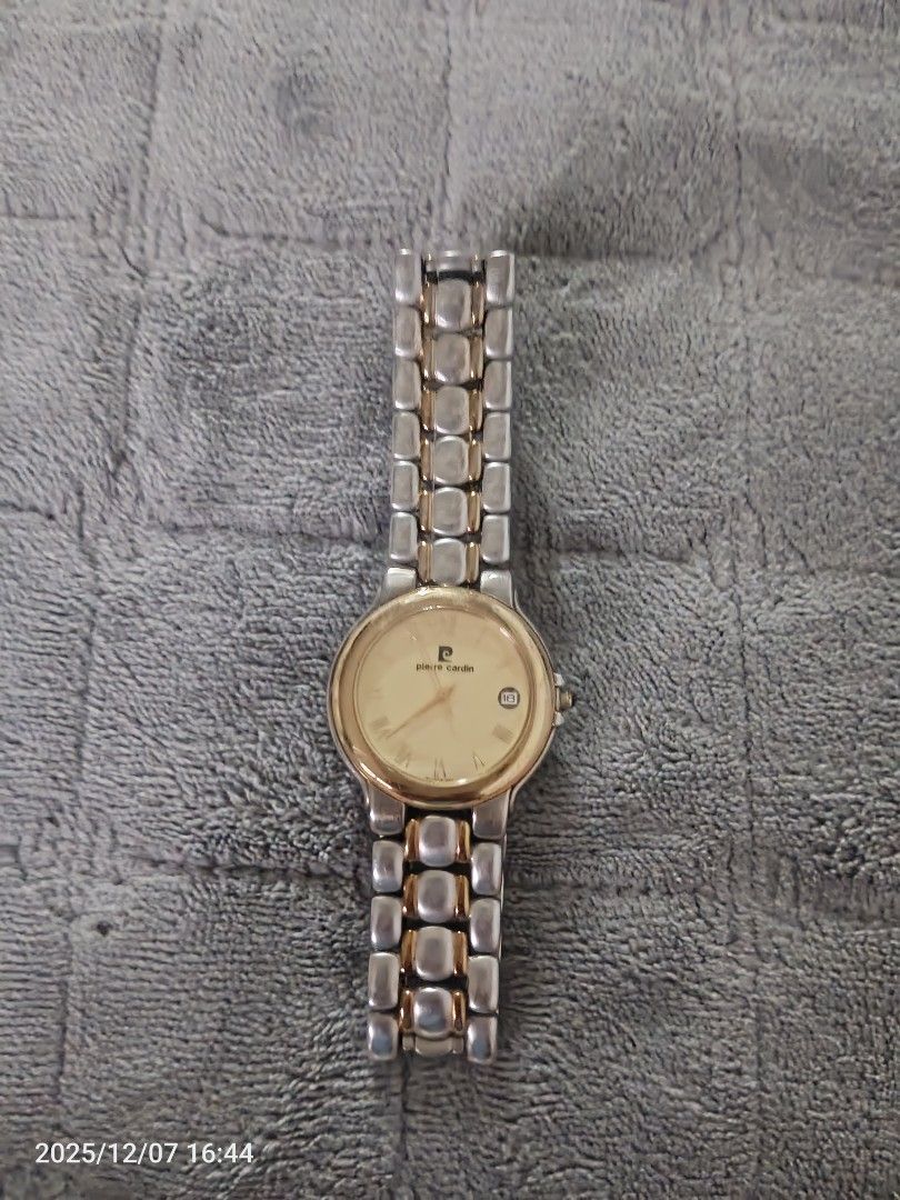 Pierre Cardin (Category: Women's Watches) located in San Fernando. Submitted by belladeguzman (Listing ID 1409686849, Image 1). Description: Pierre Cardin watch unisex used two tone color original from Emirates selling this for only 2,500pesos only...