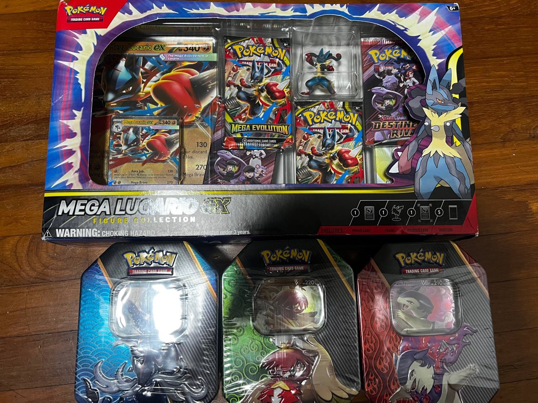 Pokemon Mega Lucario EX Figure Collection, Hobbies & Toys, Toys & Games ...