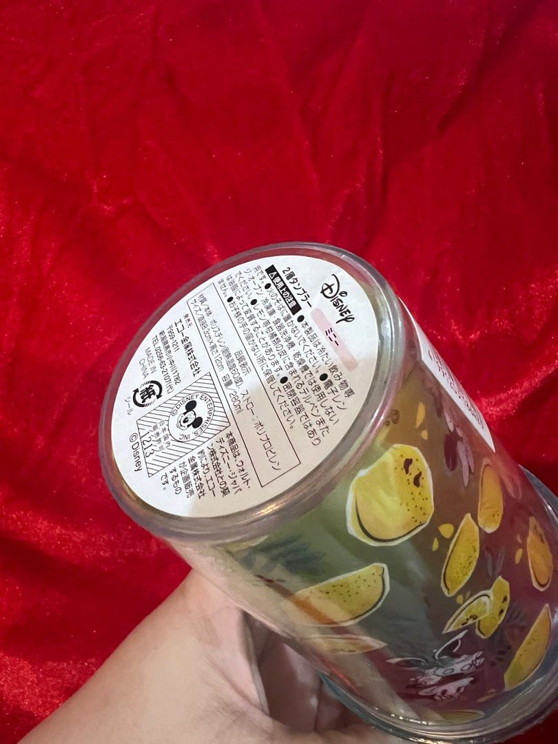 SALE: Disney Water Container with Straw (Category: Water Bottles & Tumblers) located in Quezon City. Submitted by eolshop (Listing ID 1409799932, Image 3). Description: SALE: Disney Water Container with Straw Original Price: 160 Now: 70 NOTE: Item has some scratches.