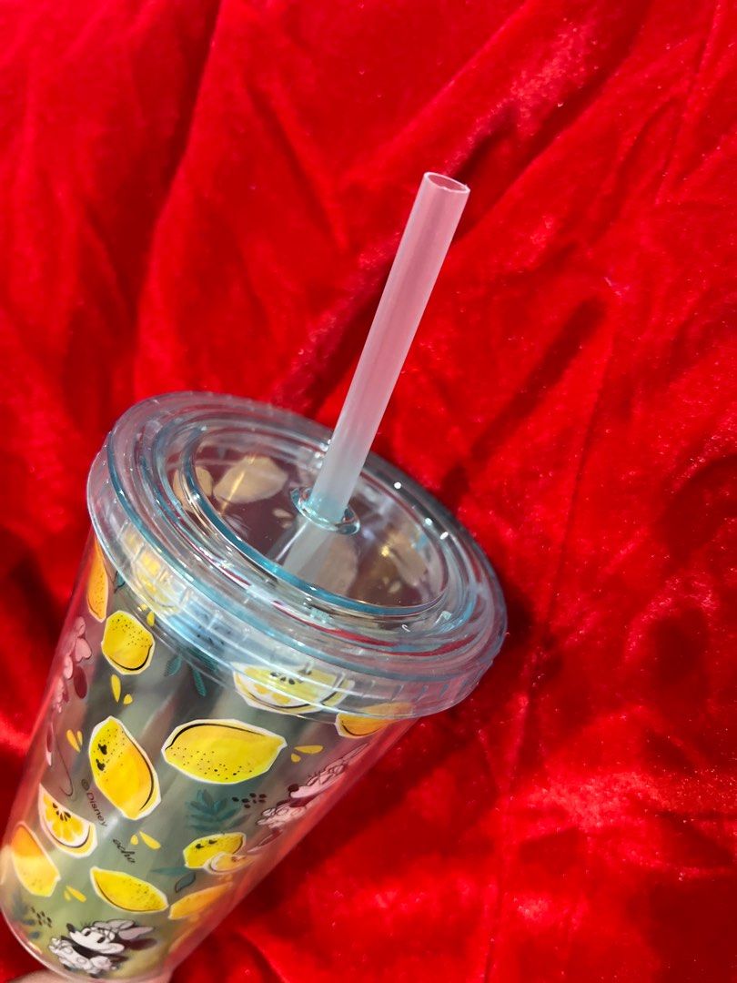 SALE: Disney Water Container with Straw (Category: Water Bottles & Tumblers) located in Quezon City. Submitted by eolshop (Listing ID 1409799932, Image 2). Description: SALE: Disney Water Container with Straw Original Price: 160 Now: 70 NOTE: Item has some scratches.