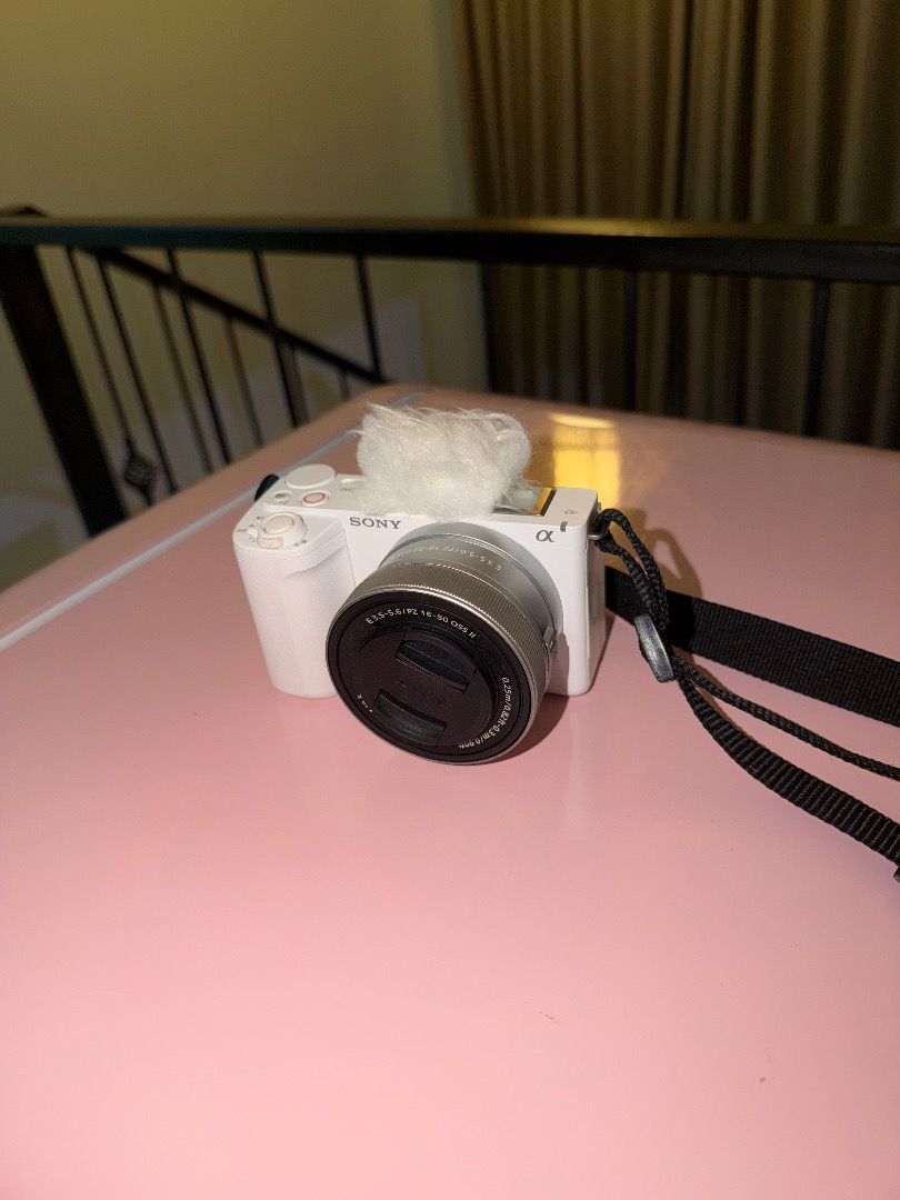 Sony Alpha ZV-E10 II Camera with Lens (Category: Cameras) located in Caloocan City. Submitted by natoorasa00951 (Listing ID 1409796778, Image 2). Description: Sony ZV-E10 II, Vlogging Camera Bought May 2025, warranty 2+1 years Included: - Lens (SONY 16-50mm, F3.5-5.6 OSS) - used once only - Memory Card 64 GB - Original Box Original Price 62’999 PHP Selling Price 54’999 PHP.