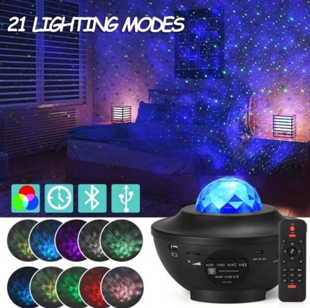 Star Projector Night Light with Bluetooth Speaker (Category: Projectors) located in Cabanatuan. Submitted by soleil1103 (Listing ID 1409680147, Image 2). Description: 📌strictly gcash payment only - not been used .