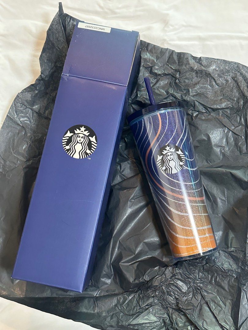 Starbucks Tumbler (Category: Water Bottles & Tumblers) located in Pasig City. Submitted by itemsbyk (Listing ID 1409695696, Image 2). Description: BRAND NEW Starbucks 2024 Tumbler Get both for P3,000 Shipping c/o buyer.