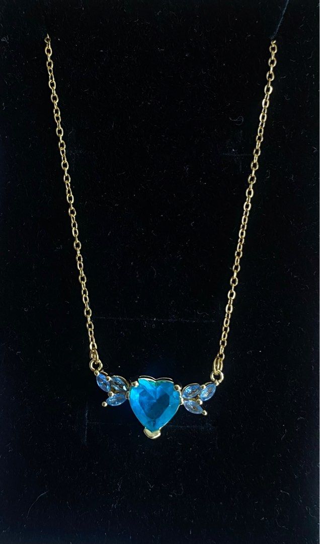 Tala by Kyla Heart Affirmation Necklace (Category: Necklaces) located in Marikina City. Submitted by ellastic18 (Listing ID 1409683222, Image 1). Description: Tala by Kyla Heart Affirmation Necklace (Light Blue) - stainless steel chain, copper pendant - brand new with gift box PM me for more pics.