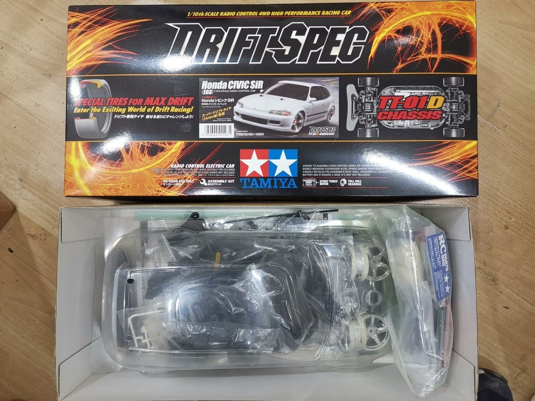 Tamiya Drift Spec TT-01D Chassis Honda Civic SiR (Category: Vehicle & Diecast Models) located in Manila. Submitted by genesis11_21 (Listing ID 1409656515, Image 2). Description: Honda civic sir Brand new and unassemble Completed Item 92193 Full bearing Sport motor 0-9-1-9-0-6-3-9-7-7-0.