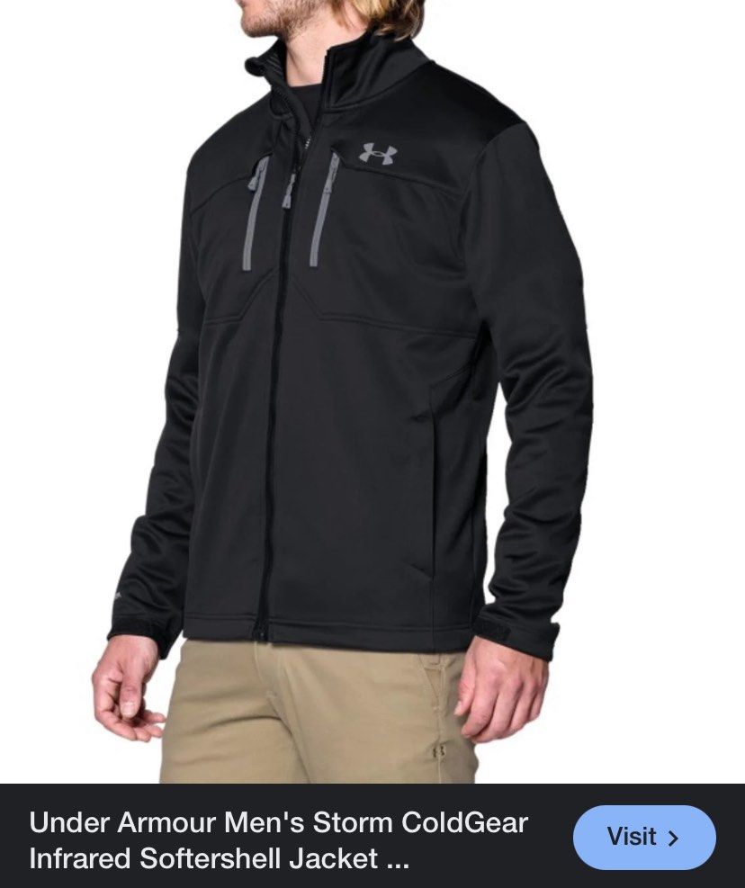Under Armour Men's Storm ColdGear Infrared Jacket (Category: Coats, Jackets and Outerwear) located in Imus. Submitted by medyogoodguys (Listing ID 1409721026, Image 1). Description: Under Armour Storm 2 Coldgear Jacket Good as new Size: Medium Fits: Large Asian Width: 20-21 Length: 27.5 2,500 pesos only + sf Dm.