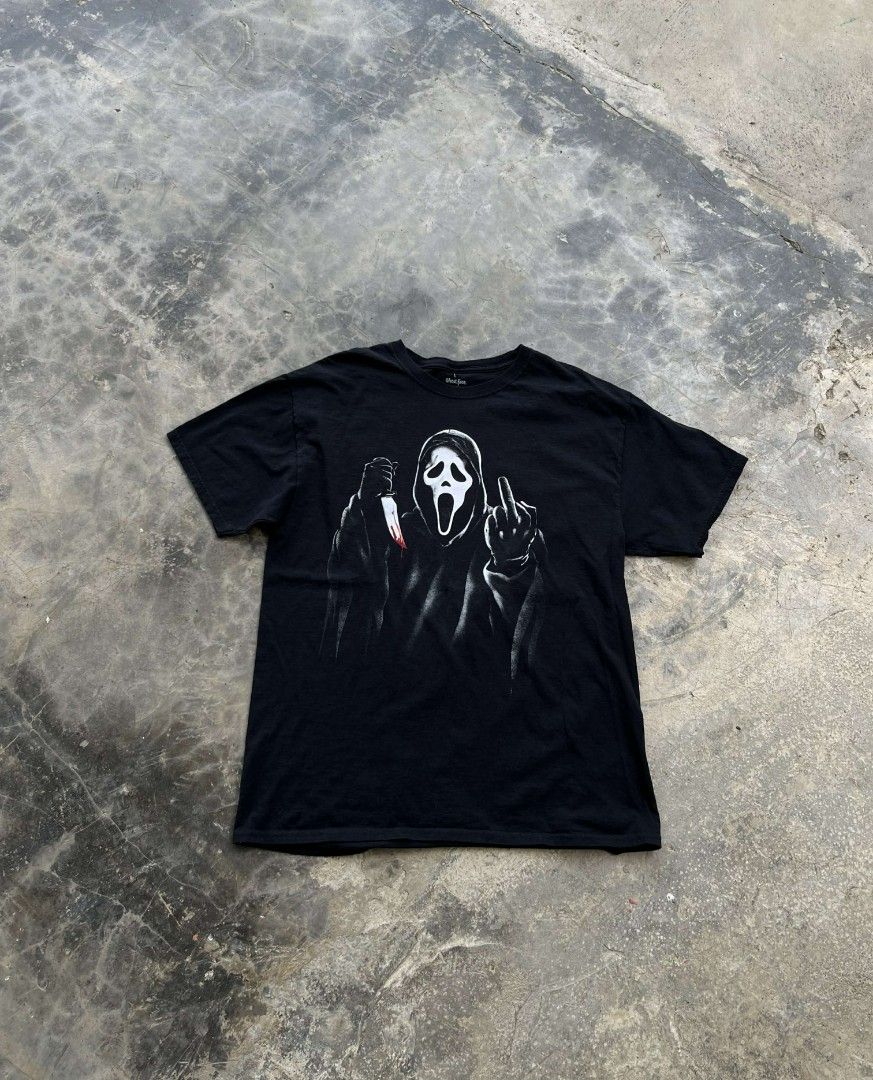 Vintage GHOSTFACE FRECK U TEE (Category: Activewear) located in Manila. Submitted by yj-repethrift (Listing ID 1409791563, Image 1). Description: Dimes : 20x28 Condition : Great Condition Color Rate : 9/10 Issue : No Issue Need Wash.