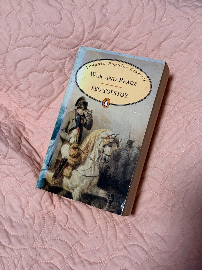 War and Peace by Leo Tolstoy (Category: Storybooks) located in Manila. Submitted by tracealy (Listing ID 1409781778, Image 1). Description: War and Peace by Leo Tolstoy 📚penguin popular classics edition Like new - super clean edges, no foxing at all for only P280 💗 📍Sampaloc, Manila 🚚 lalamove / j&t.