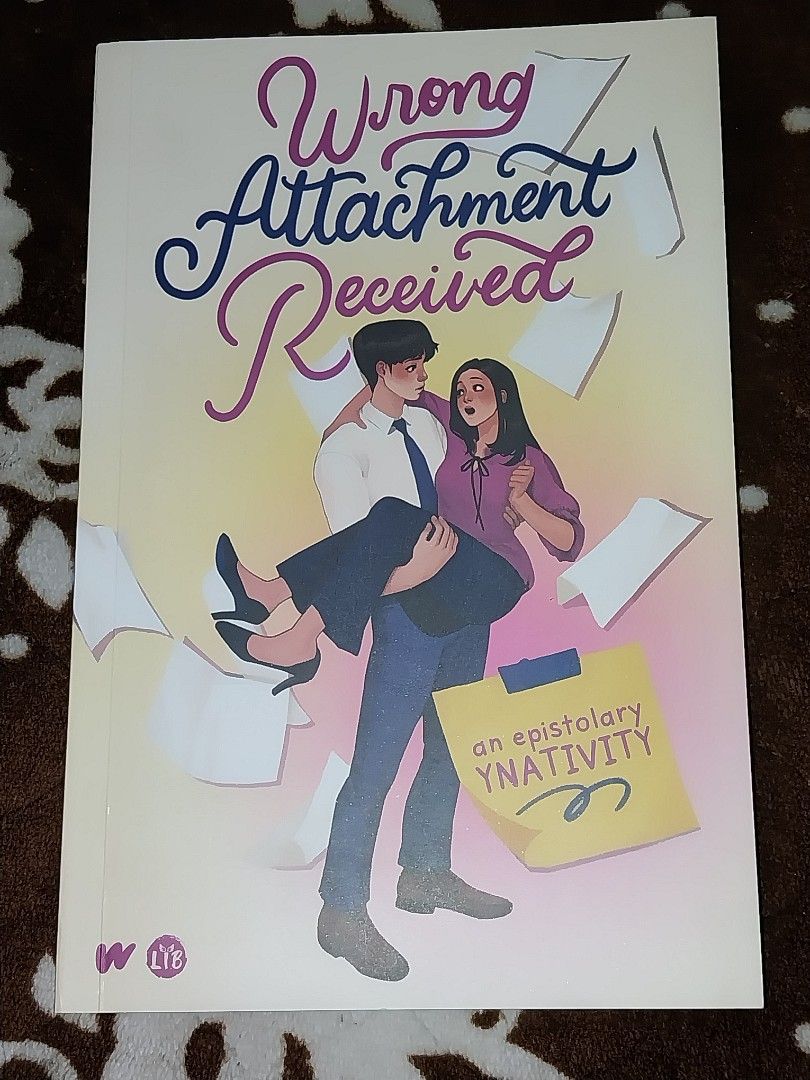 Wattpad book - Wrong Attachment Received by Ynativity (Category: Storybooks) located in Iloilo. Submitted by graecel22 (Listing ID 1409642575, Image 1). Description: - "Wrong Attachment Received" by Ynativity - Epistolary novel - Includes postcard and bookmark - Clean pages.