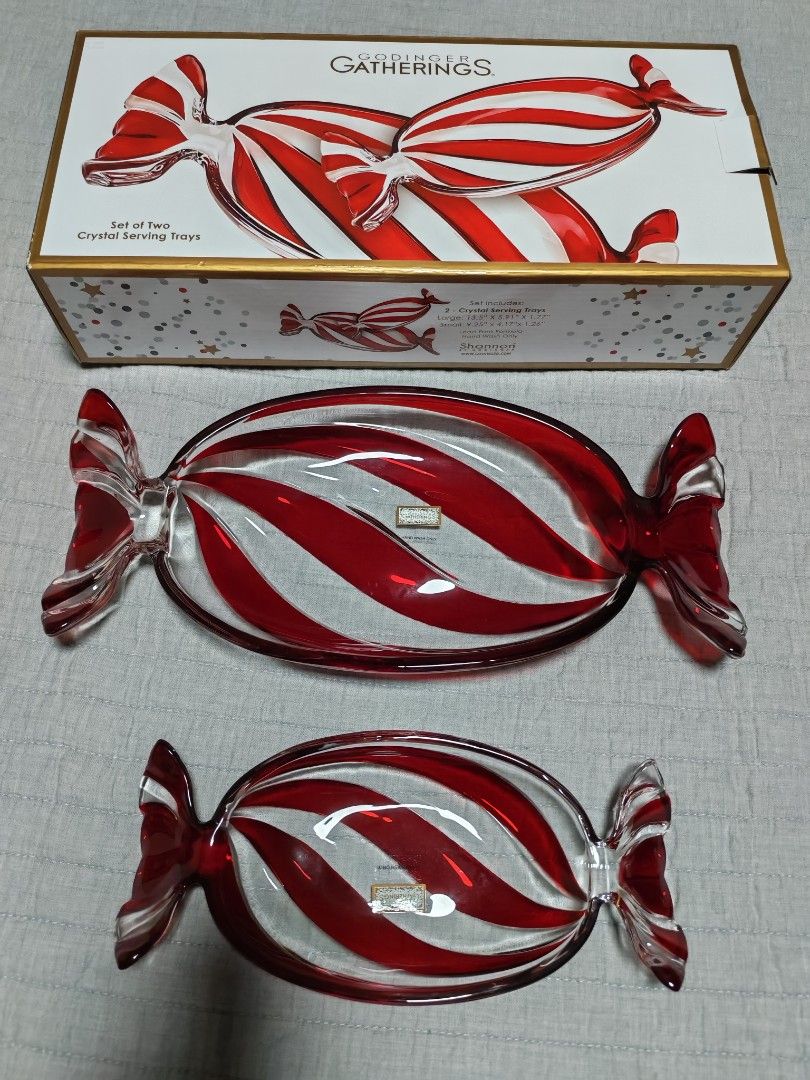 2 pc crystal serving tray (Category: Other Kitchenware & Tableware) located in Makati City. Submitted by momsieapril (Listing ID 1409830806, Image 1). Description: .