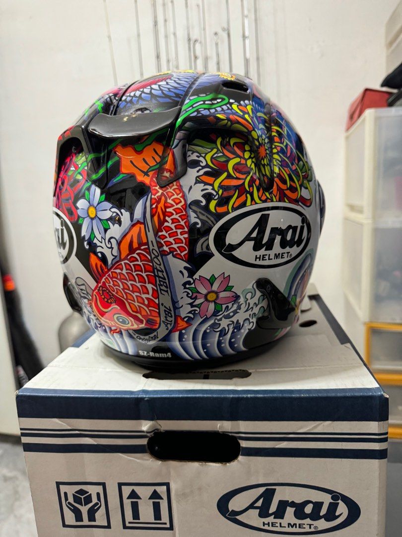 Arai Ram4 Helmet (Category: Motorcycle Apparel) located in Singapore. Submitted by mightyong1969 (Listing ID 1409808237, Image 2). Description: .