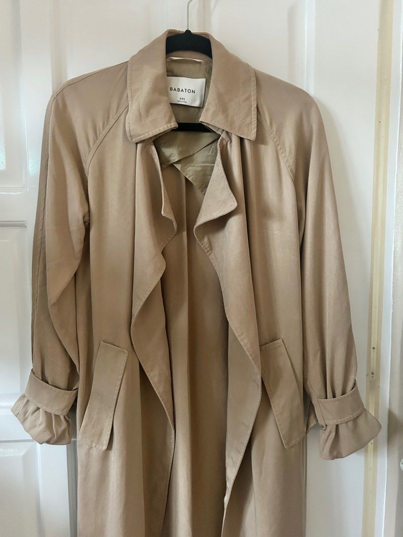 Aritzia: Babaton Trench Coat - XXS (Category: Coats, Jackets and Outerwear) located in Davao. Submitted by marmalade21 (Listing ID 1409809255, Image 3). Description: Aritzia: babaton collection Bought for 11k+++ Like new no flaws.