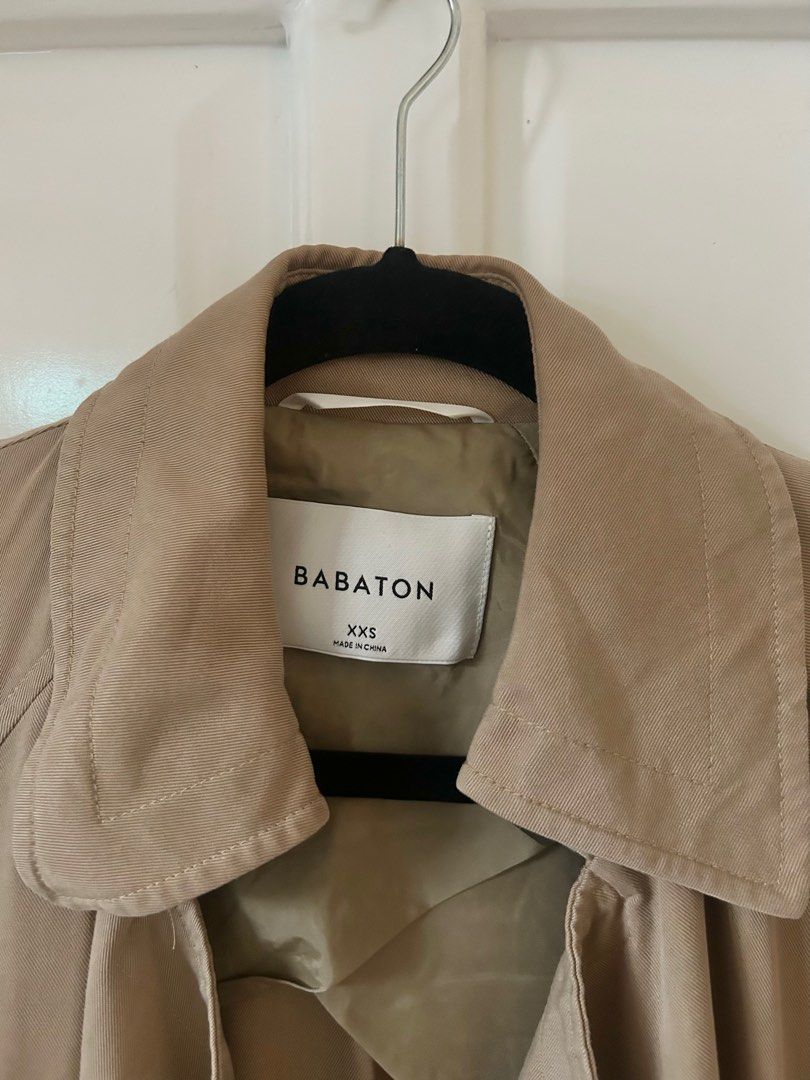 Aritzia: Babaton Trench Coat - XXS (Category: Coats, Jackets and Outerwear) located in Davao. Submitted by marmalade21 (Listing ID 1409809255, Image 2). Description: Aritzia: babaton collection Bought for 11k+++ Like new no flaws.
