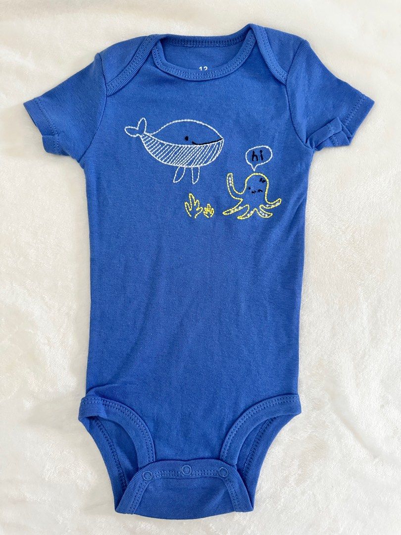Baby Boy Short-Sleeve Bodysuits 3 pcs (Category: Babies & Kids Fashion) located in Santa Rosa. Submitted by inasantos (Listing ID 1409806820, Image 2). Description: Baby Boy Short-Sleeve Bodysuits 3 pcs 12m New/No tag.