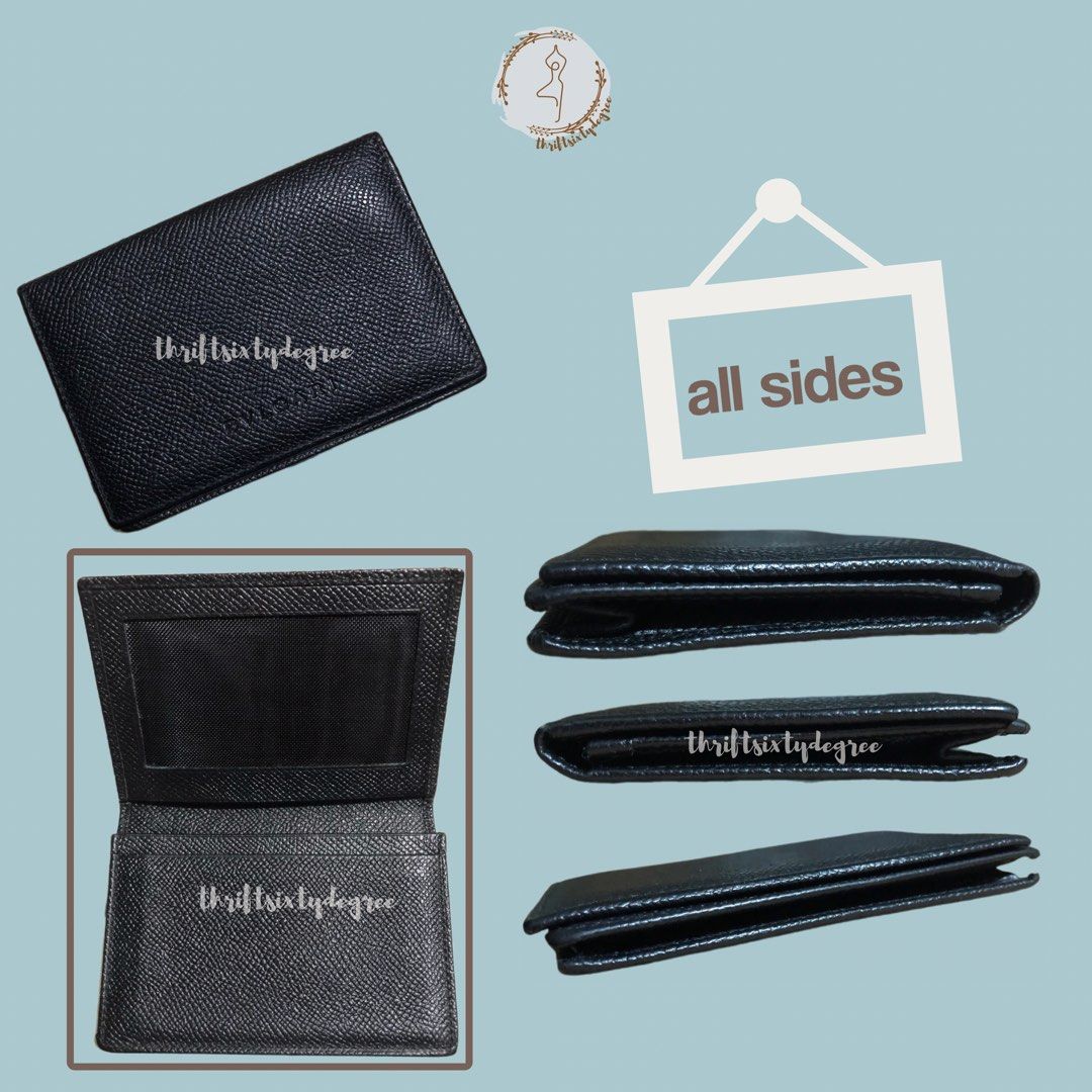 BVLGARI BIFOLD CARD WALLET (Category: Luxury Bags & Wallets) located in Imus. Submitted by dhouseoftotes (Listing ID 1409921500, Image 3). Description: 📐 MEASUREMENTS‼️ W - 11cm L - 7.5cm - WALLET ONLY, NO BOX INCLUDED ‼️ - NO LEATHER CRACKS‼️ 💸: GCash 📤: J&T Only! 🛵: LALAMOVE for same day delivery. 📌: Shipping Fee is not included. 📌: Please manage your expectations as your dealing with Pre-Loved items. 📌: All items are Pre-Loved unless st
