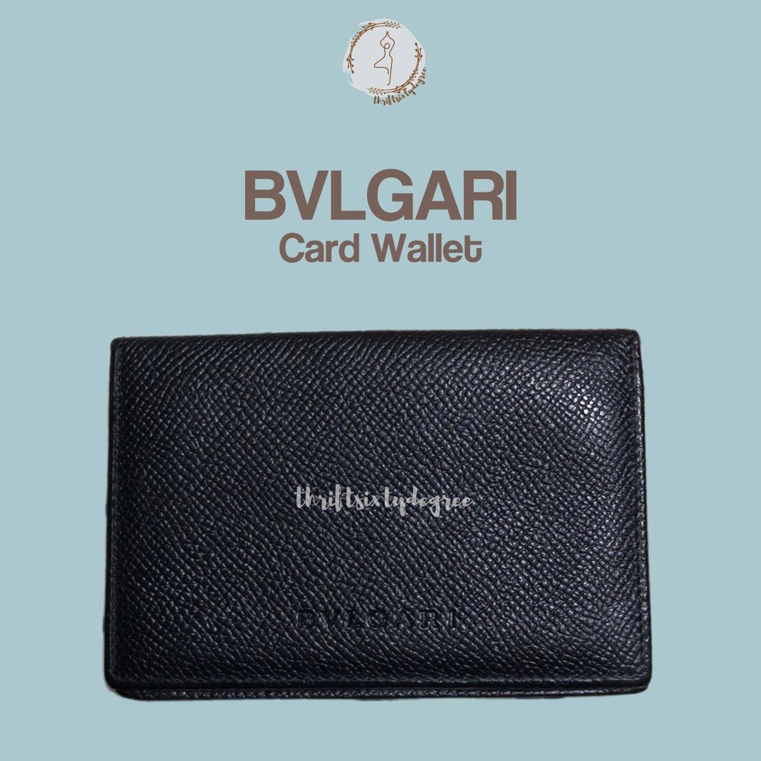 BVLGARI BIFOLD CARD WALLET (Category: Luxury Bags & Wallets) located in Imus. Submitted by dhouseoftotes (Listing ID 1409921500, Image 1). Description: 📐 MEASUREMENTS‼️ W - 11cm L - 7.5cm - WALLET ONLY, NO BOX INCLUDED ‼️ - NO LEATHER CRACKS‼️ 💸: GCash 📤: J&T Only! 🛵: LALAMOVE for same day delivery. 📌: Shipping Fee is not included. 📌: Please manage your expectations as your dealing with Pre-Loved items. 📌: All items are Pre-Loved unless st