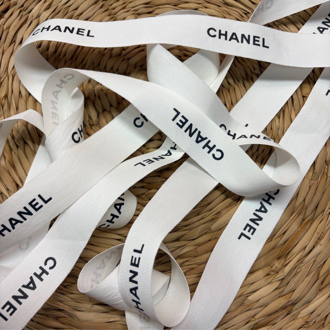 Chanel Ribbon (Category: Luxury Accessories) located in Manila. Submitted by thebookclubz (Listing ID 1222663271, Image 1). Description: Authentic from Chanel Paris 1 yard - 650 2.25 yards - 750.