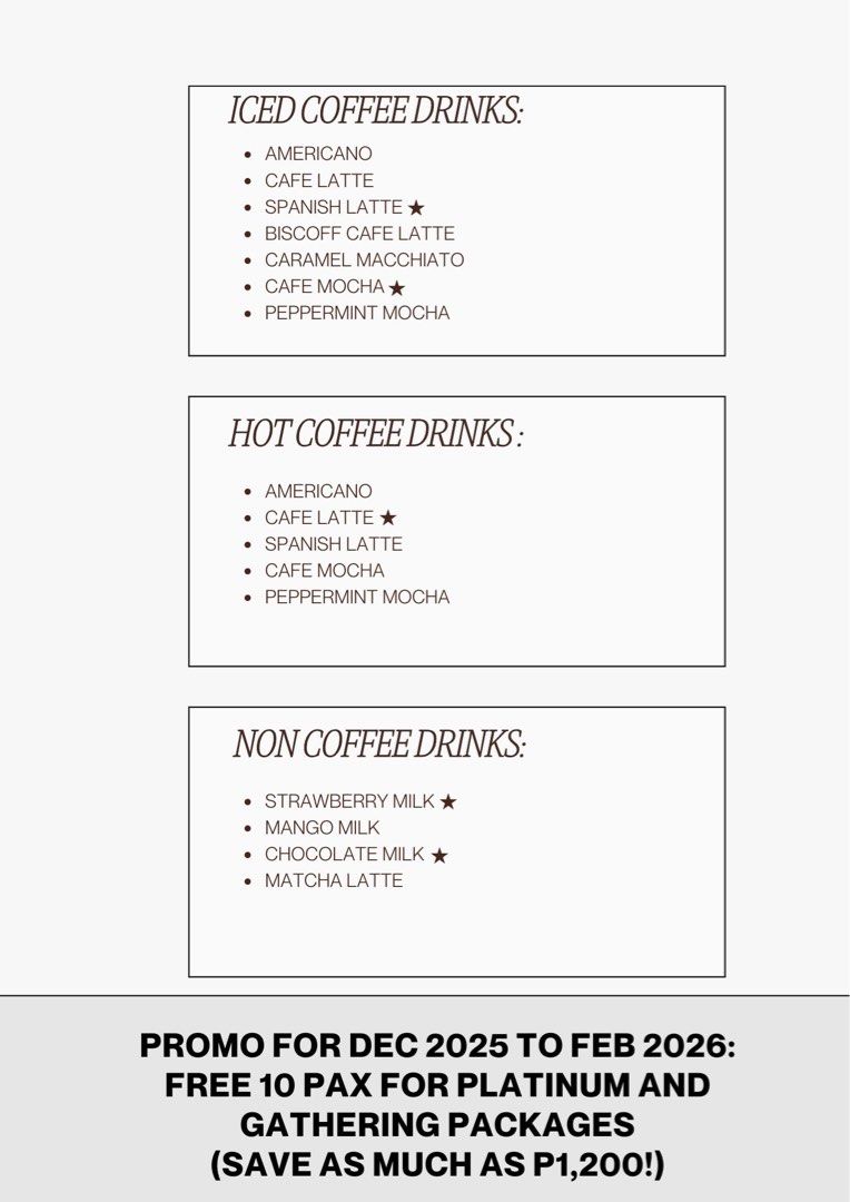 Coffee Cart for your events! (Category: Beverages) located in Dasmarinas. Submitted by itsgale (Listing ID 1409987051, Image 2). Description: See photos for information. Book us now to avail of the promos!! .