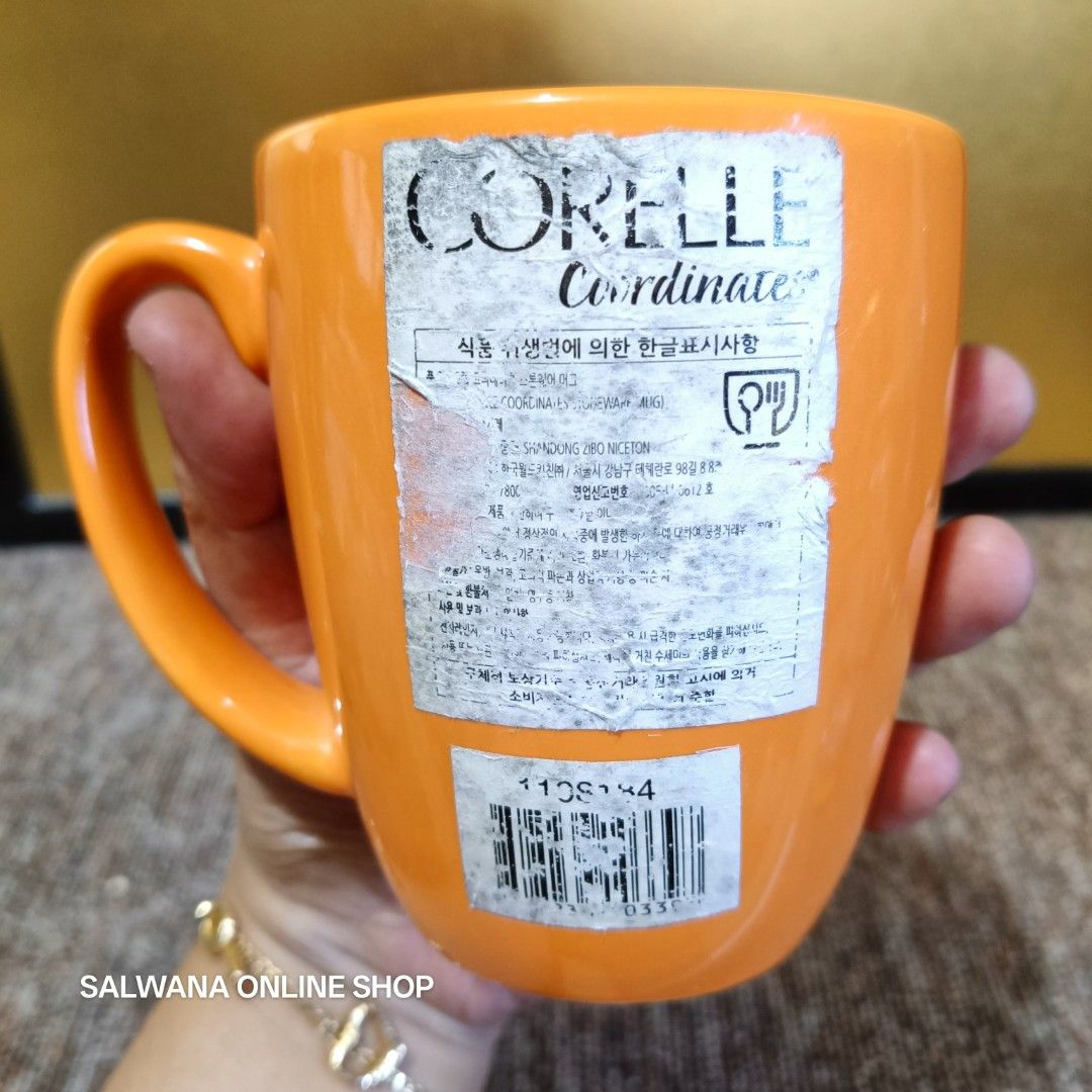 CORELLE COORDINATES STONEWARE MUG 300ML • JAPAN SURPLUS (Category: Coffee & Tea Tableware) located in Mabalacat. Submitted by salwanaonlineshop (Listing ID 1409819346, Image 3). Description: CORELLE COORDINATES STONEWARE MUG 300ML • JAPAN SURPLUS 🇯🇵 Unused Condition 🇯🇵 Microwave and Dishwasher Safe 🇯🇵 No issue 🇯🇵 Made in China 🇯🇵 Japan Source 🛒 Follow us on S.H.O.P.E.E and L.A.Z.A.D.A at SALWANA ONLINE SHOP! 🚩 Loc: Mabalacat, Pampanga