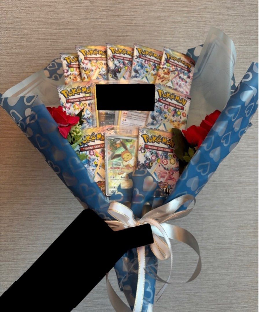Custom Pokemon Bouquet Any Pokemon Booster Pack EN JAP Gift Valentine Birthday Gift Flowers Customise, Hobbies & Toys, Flowers & Bouquets on Carousell Custom Pokemon Bouquet Any Pokemon Booster Pack EN JAP Gift Valentine Birthday Gift Flowers Customise, Hobbies & Toys, Flowers & Bouquets on Carousell
