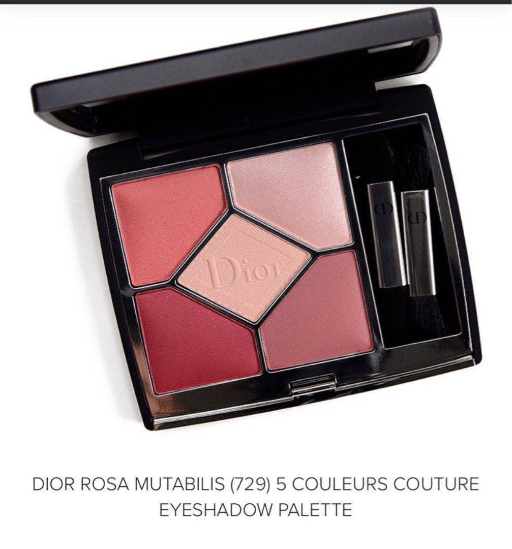 Dior blush (Category: Makeup) located in San Juan City. Submitted by cashfrancefashioncosmetics_ph (Listing ID 1409993959, Image 1). Description: DIOR 729 5COULEURS COTURE EYESHADOW PALETTE SIZE 7grams NO BOX shades: DIOR 729 Rosa Mutabilis #1 is a brighter, medium coral with moderate, warm undertones–balanced between pink and orange–with a barely-there satin sheen. Rosa Mutabilis #2 is a pale pink with warmer undertones and a pearly sheen. It wa