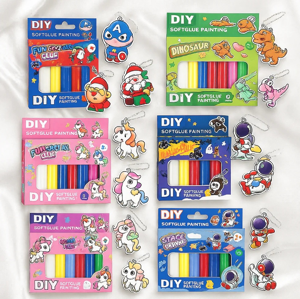 DIY Gel Keychain Art Kit (no baked), Hobbies & Toys, Stationery & Craft ...
