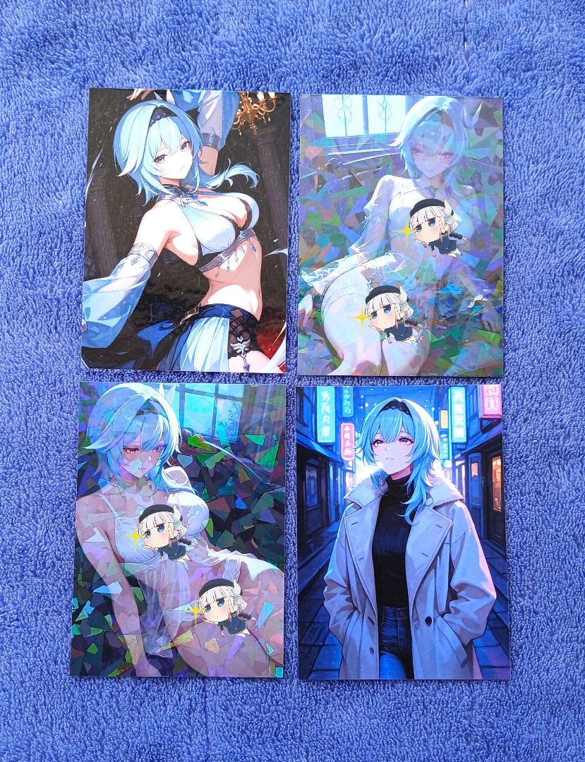 Eula from Genshin Impact Regular Photo Card Batch 1 (Category: Raw Singles) located in Iloilo. Submitted by jrmagallanes78 (Listing ID 1409953818, Image 2). Description: PhP 25 per photo card with total order of PhP 300 for processing. In case of reprints, minimum order of 3-6 2-sided cards is required. Photos are 2-sided prints and are laminated front and back. Lamination material depends upon availability of type (hearts, dots, stars etc). Not 