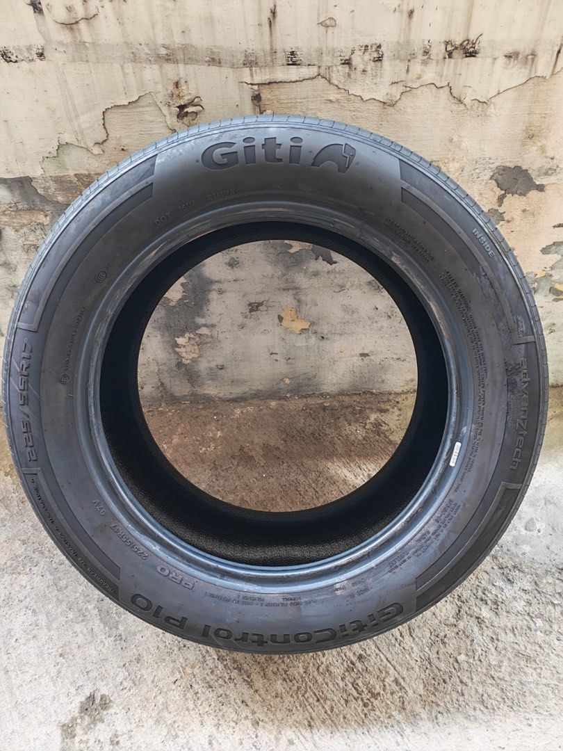 GitiControl P10 225/55 R17 輪胎, 汽車配件, 車軚- Carousell