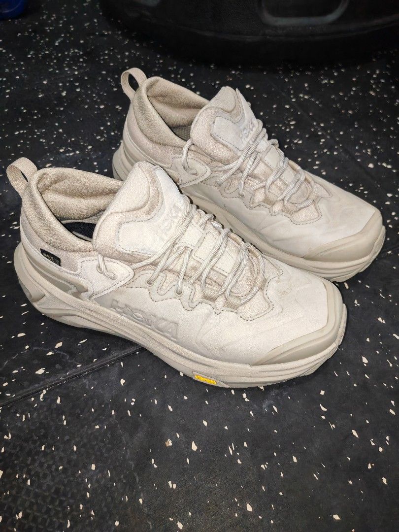 Hoka Kaha 3 low Oat goretex (Category: Sneakers) located in Cabuyao City. Submitted by jeromecgo (Listing ID 1409810660, Image 3). Description: For Sale pair from Singapore 100% authentic Hoka Kaha low 3 GTX Oat US 9 used once, no issue no box meet up: laguna area, if metro manila, meet in my availability tags: nike, jordan, adidas, new balance, anta, li-ning puma, underarmour, kobe, lebron.