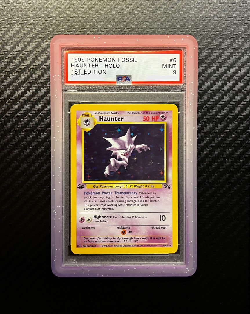 1st-edition-holo-1999-haunter-6-fossil-vintage-rare-pokemon-tcg-psa