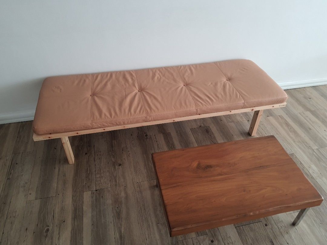 IKEA STOCKHOLM GENUINE DAYBED (Category: Tables & Sets) located in Mandaluyong City. Submitted by shark198 (Listing ID 1409806888, Image 2). Description: - Mid-century inspired ikea stockholm series daybed the daybed is brand new look the mattress is made of real leather and super soft the price is negotiable.
