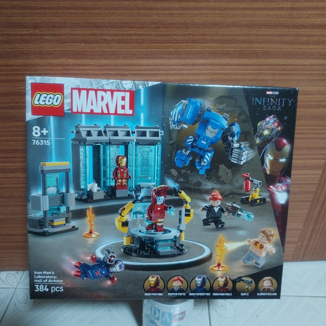 Lego 76315 Iron Man Laboratory Hall of Armor, Hobbies & Toys, Toys ...