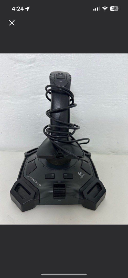 Logitech Attack 3 (Category: Controllers) located in Singapore. Submitted by jayee99 (Listing ID 1409886093, Image 1). Description: Excellent working condition. Self collect @ Tanjong Pagar. Or delivery at your cost.