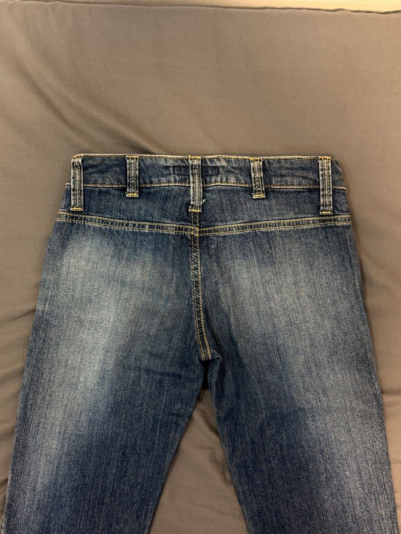 MISS SIXTY JEANS with Zipper Pockets (Category: Jeans) located in Antipolo. Submitted by dscya_ (Listing ID 1409938078, Image 2). Description: - Miss Sixty jeans Y2k - Classic denim wash - Unique zipper pockets - Flattering fit - Raw hem - Miss Sixty Logo on Left Thigh - W26/ L34/ Leg opening 16inchs - Selling this as it is take it or leave it - No refund or return - Buyer will shoulder the shipping cost - Negotiatiable price .