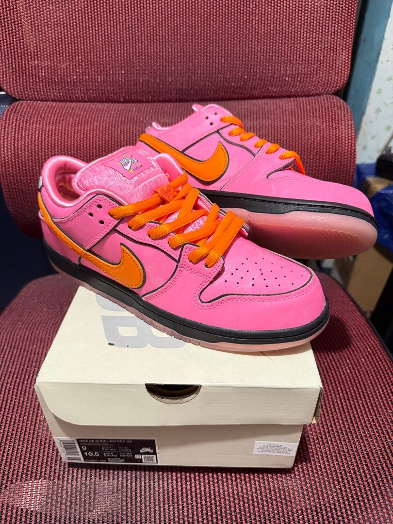 Nike SB Dunk Low x Powerpuff Blossom (Category: Sneakers) located in Makati City. Submitted by evrlg (Listing ID 1409842865, Image 2). Description: For sale/trade Nike SB Dunk Low x Powerpuff Girls Blossom Size 9 Brand new Local release Php 14,000 only Makati area meet/shipping.