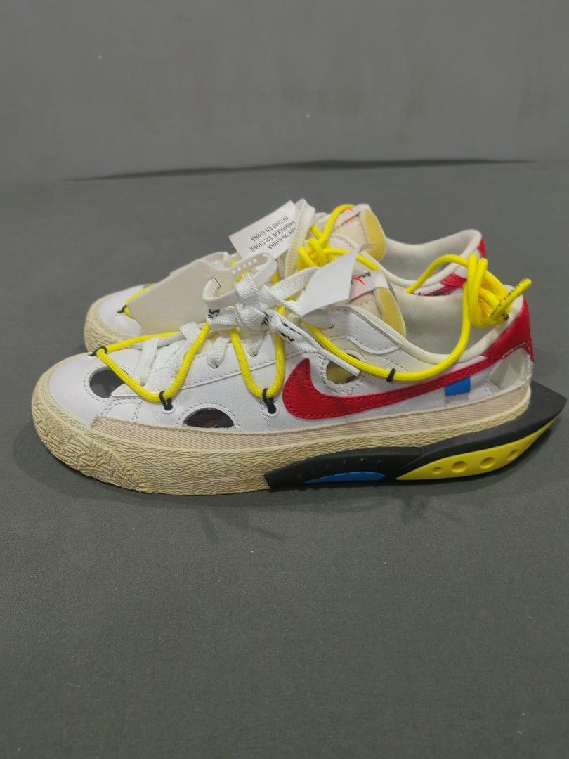 Nike x off white blazer low unisex (Category: Sneakers) located in Santa Rosa. Submitted by _ba_mo_si_ (Listing ID 1409890258, Image 3). Description: Pair only no box Mens 5.5 Womens 6.5.