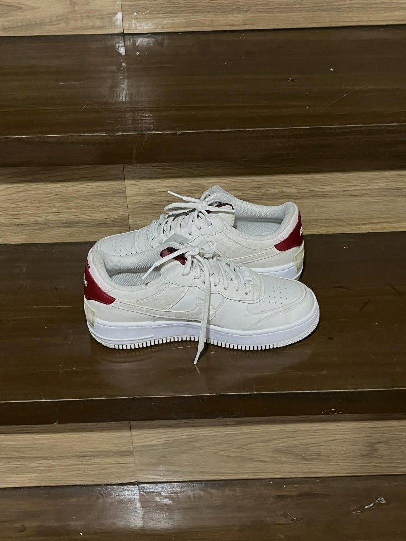 Original Airforce 1 Shadow Red and White (Category: Sneakers) located in Tanay. Submitted by eulaaaaa (Listing ID 1409816616, Image 2). Description: .