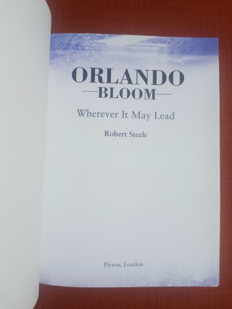 Orlando Bloom Biography Book by Robert Steele (Category: Storybooks) located in Manila. Submitted by krishna_ayanami (Listing ID 1409965644, Image 2). Description: - Orlando Bloom biography by Robert Steele. - Published by Plexus, London. - Includes chapters on his early life and career. - Features photos. - Covers roles in "The Lord of the Rings" and "Pirates of the Caribbean"..