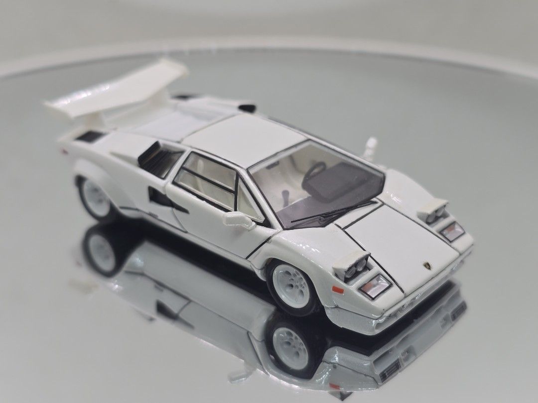 PANEL-LINED Lamborghini Countach LP5000S (White) 1/64 Finclasscially FY ...