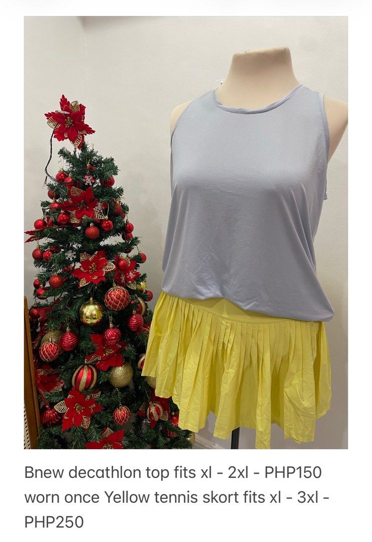 Plus size sports wear (Category: Activewear) located in Makati City. Submitted by sunsetk (Listing ID 1409808956, Image 3). Description: Please click photo for price and description Pick up in makati or lbc delivery Shipping fee c/o buyer Plus size sports bra Plus size tennis skirt Plus size dri fit.