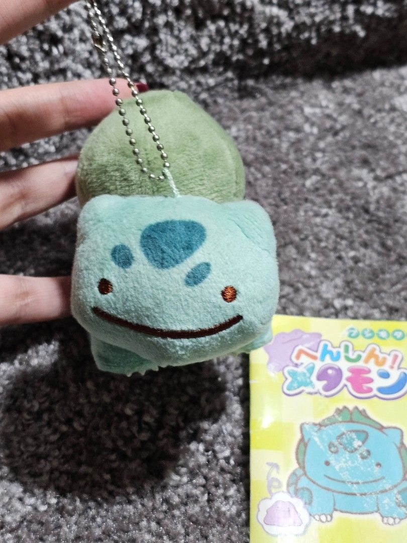 Pokemon Center Ditto Bulbasaur Transformation Plush Keychain (Category: Plushies & Soft Toys) located in Baguio. Submitted by thriftfinds_2600 (Listing ID 1409973120, Image 3). Description: -check all photos for details Mop: Gcash MOD: Flash .