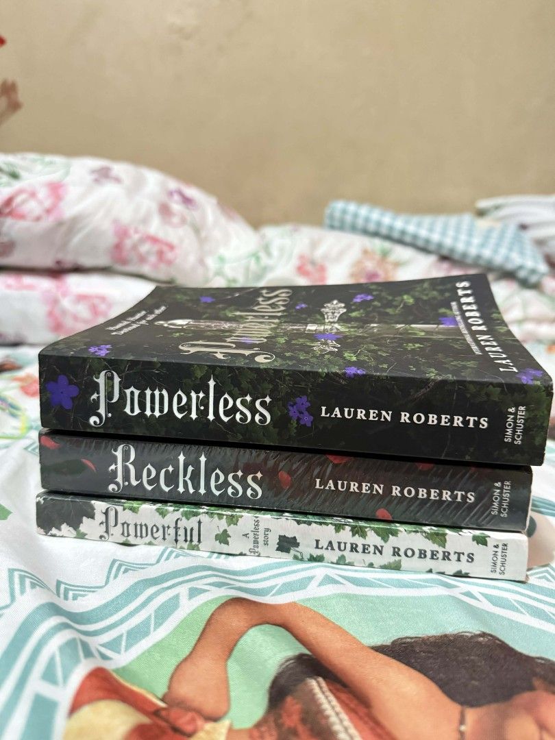 Powerless series (Category: Storybooks) located in Pasig City. Submitted by cansinoca (Listing ID 1409820534, Image 1). Description: Nakabalot pa yung 2 books. Ayan lang nakasulat sa book pero the rest wala na. I'll just have to remove those bookmark stickers na nakalagay hehe Meet up: SM East Ortigas SM Megamall (every Thursday and Friday morning only) Delivery: J&T, Grab, Lalamove..