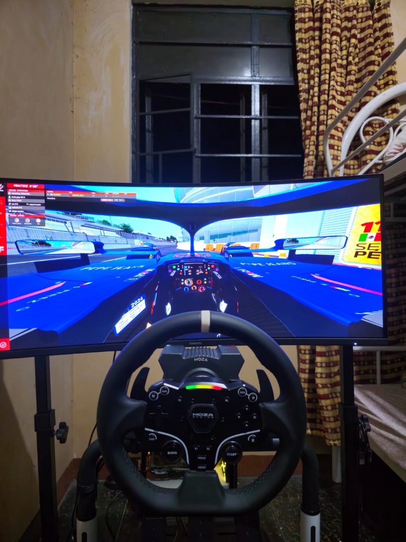 Racing simulator rig for sale, Computers & Tech, Desktops on Carousell