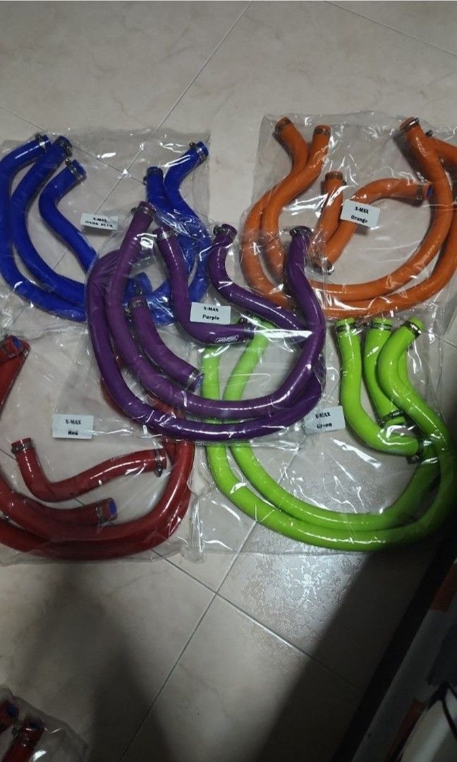 Color Coded Radiator Hoses Radiator Hoses - Various Colors xmax300 v1/v2, Motorcycles, Motorcycle ...