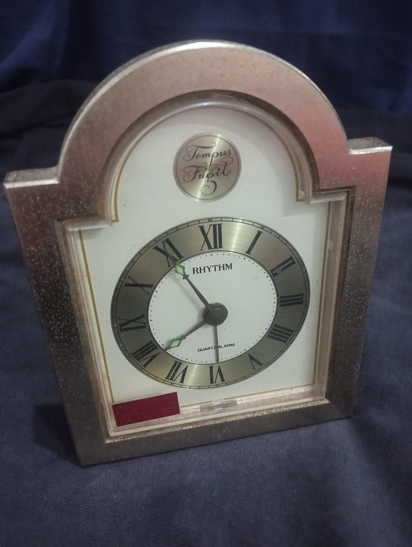 Rhythm Quartz Alarm Clock (Category: Clocks) located in San Mateo. Submitted by leonsmom (Listing ID 1409951216, Image 1). Description: vintage Rhythm Quartz Alarm Clock made in Japan. good working conditon..