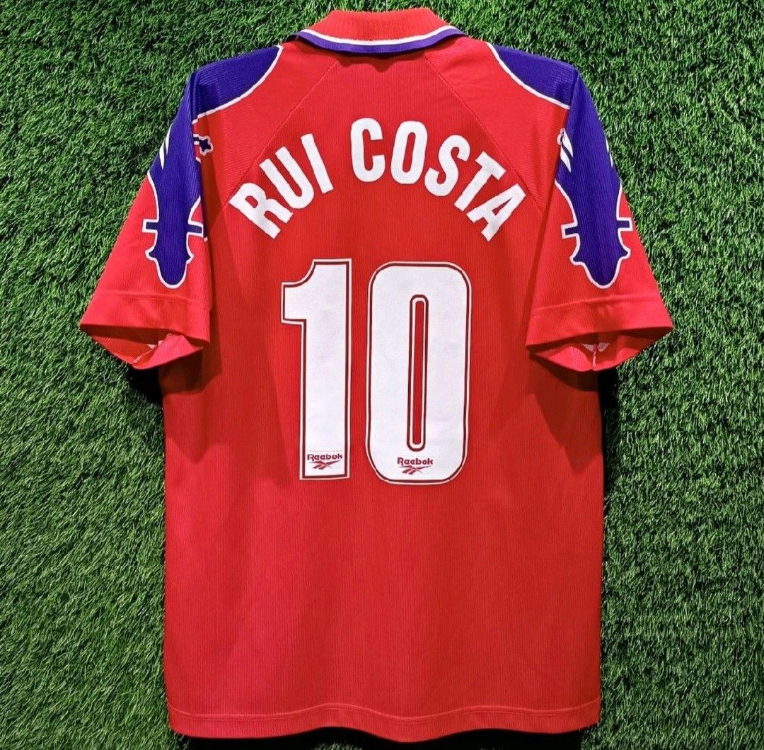 Rui Costa #10 AC Fiorentina 3rd 1996/1997 ACF Third Short Sleeve