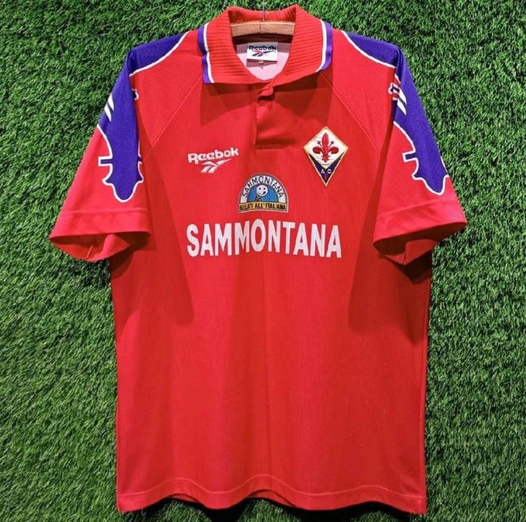 ウェア AC Fiorentina Rui Costa 10 Jersey Rui Costa #10 AC Fiorentina 3rd 1996/1997 ACF Third Short Sleeve
